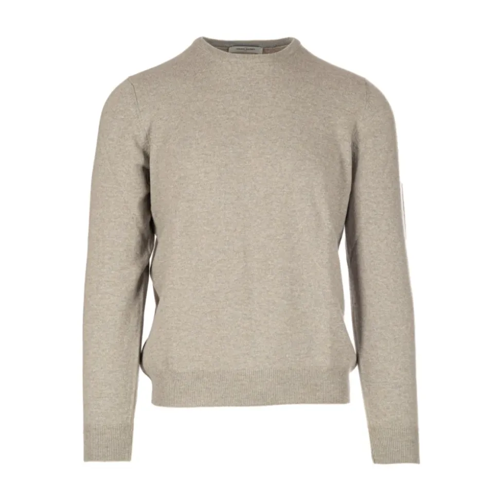 Crew-neck genser i ull og kasjmir