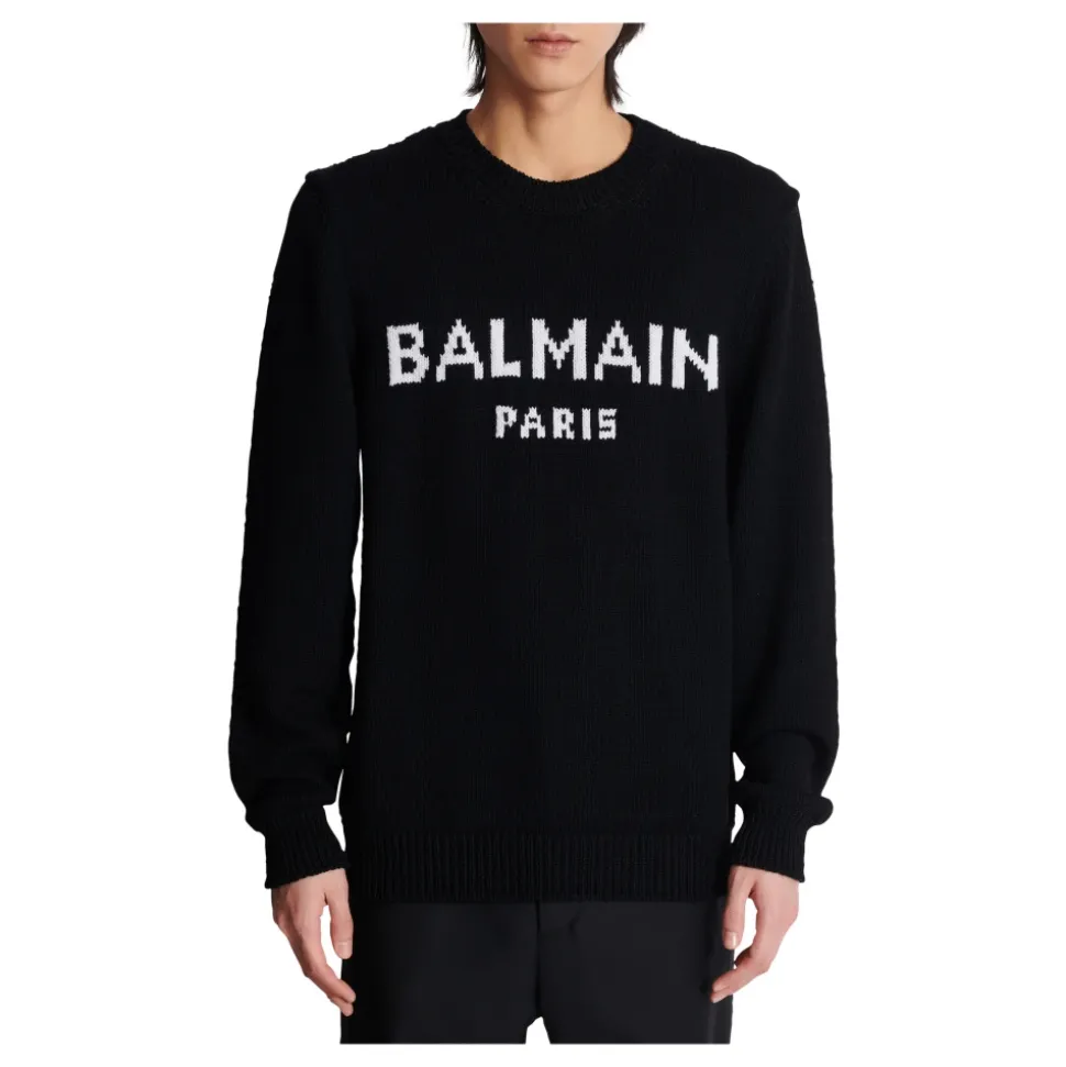 Crew-neck Sweatshirt med logo