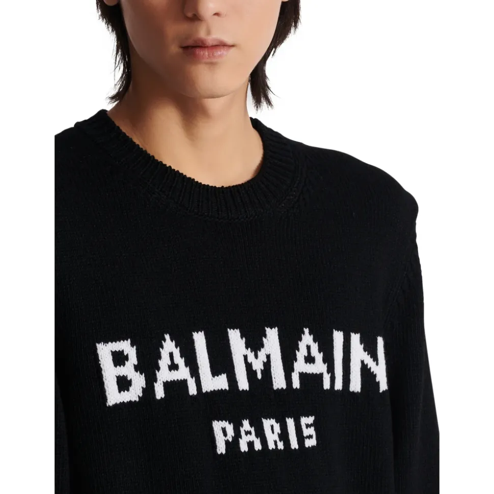 Crew-neck Sweatshirt med logo