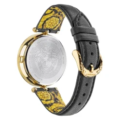 Dameklokke Palazzo Empire 39 mm Medusa på urskiven Lærreim VECO01420