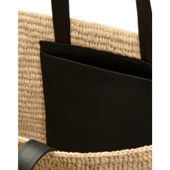 De Coeur Raffia Tote Bag