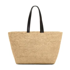 De Coeur Raffia Tote Bag