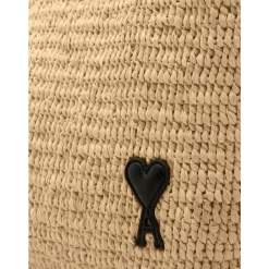 De Coeur Raffia Tote Bag