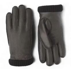 Deerskin Primaloft Rib Hansker, Mørkebrun