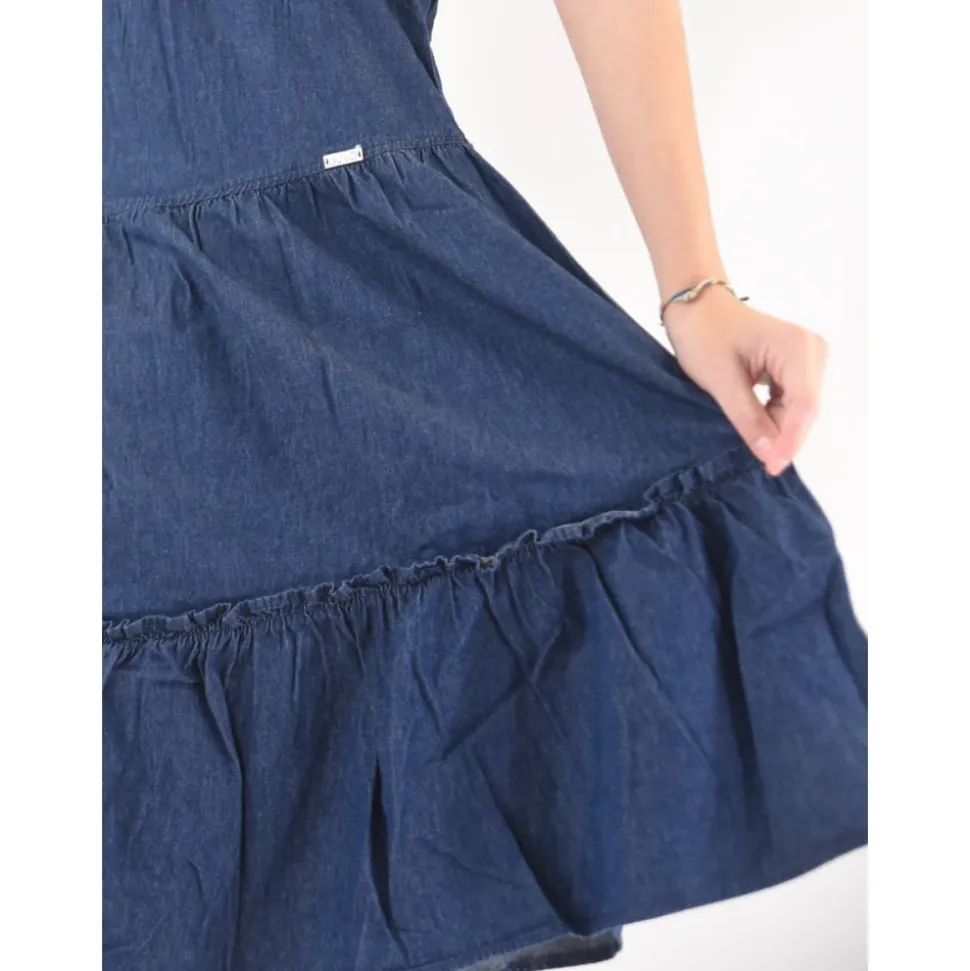 Denimkjole Solsikke