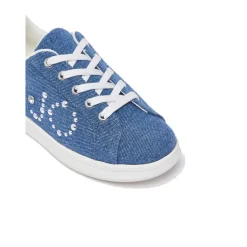 Denim Platform Sneakers