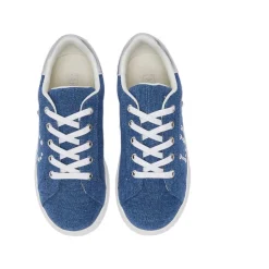 Denim Platform Sneakers