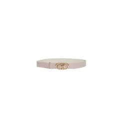 Elegant belte i imitert skinn rosa