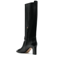 Elegante lukkede boots med middels høy hæl