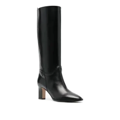 Elegante lukkede boots med middels høy hæl