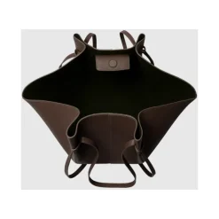 Elegant Pebble Grain Leather Totebag