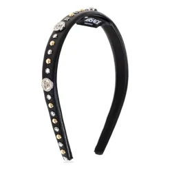 Embellished Leather Headband