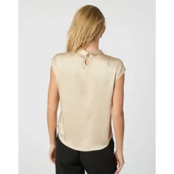 Fleur Drapy Satengbluse