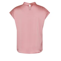 Fleur Drapy Satin Blouse