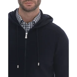 Full Zip Wool Hoodie