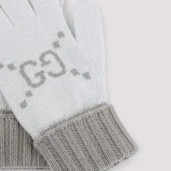 GG Cashmere Jacquard Gloves