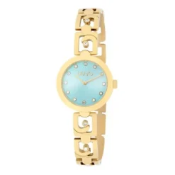 Graceful Aqua Quartz Dameklokke