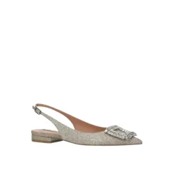 Gull Flate Glitter Slingback Sko