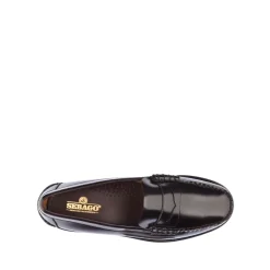 Håndlaget glatt skinn Penny Loafer
