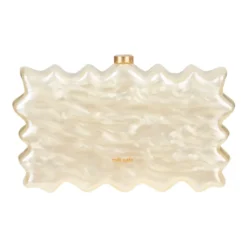 Ivory Pearl Acrylic Clutch