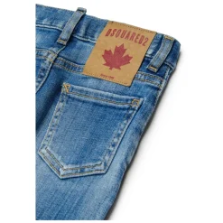 Jeans med fem lommer og vasket effekt