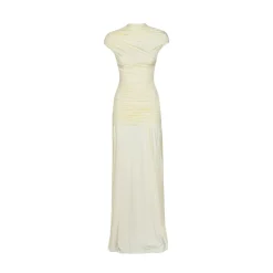 Jersey Draped Maxi Kjole