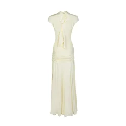 Jersey Draped Maxi Kjole