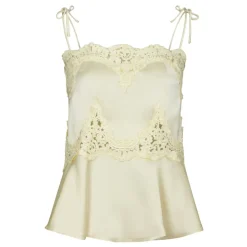 Kaela Heavy Sateen Lace Top