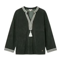 [ Kaftan Top , Dark Green ]
