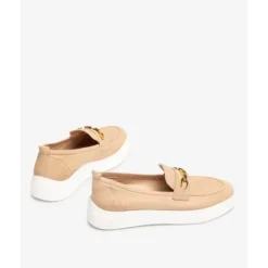 Klassiske Skinn Loafer Sko