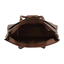 Klassisk Lær Messenger Bag Brun Unisex