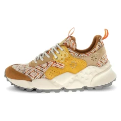 Kotetsu Suede/Knitted Jacquard Sneakers