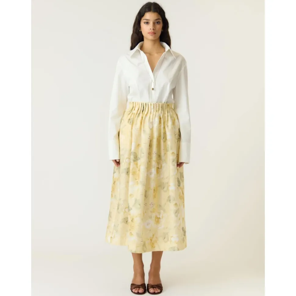 Lemon HW Ankle Skirt