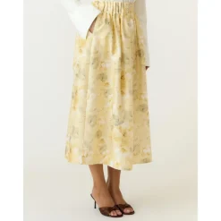Lemon HW Ankle Skirt