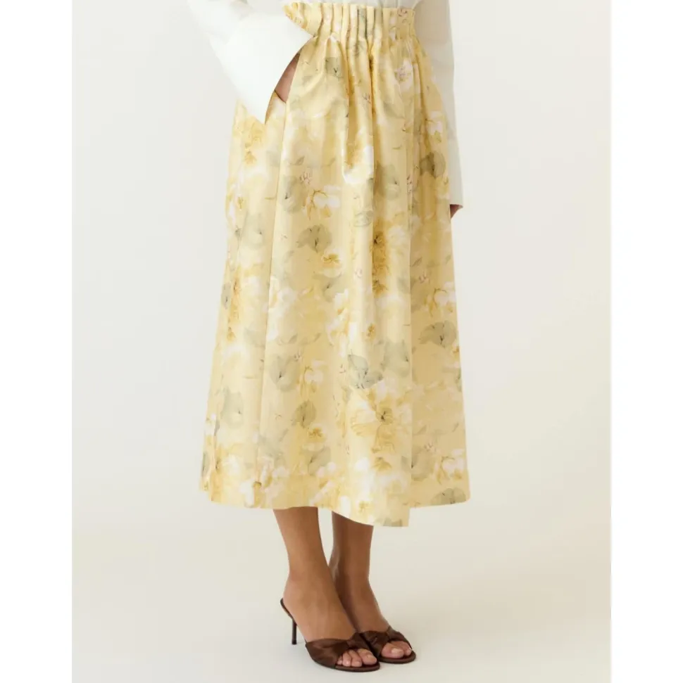 Lemon HW Ankle Skirt