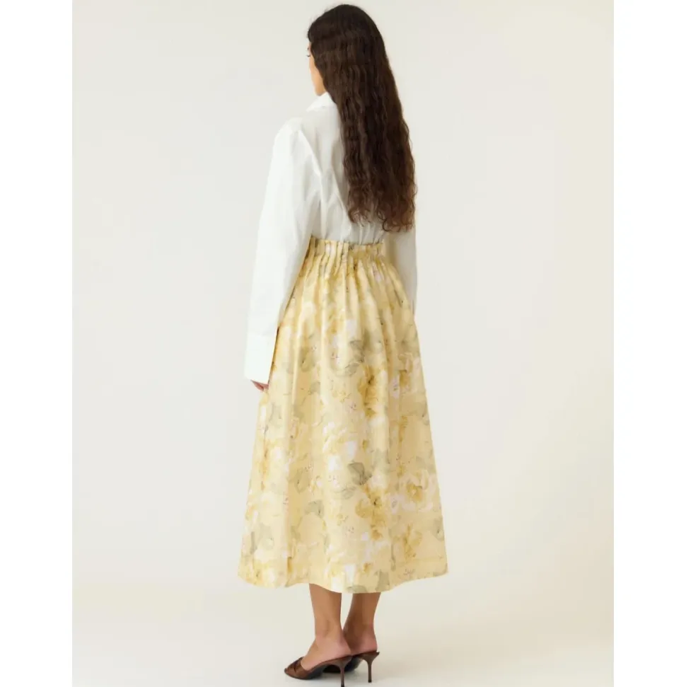Lemon HW Ankle Skirt