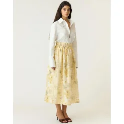 Lemon HW Ankle Skirt