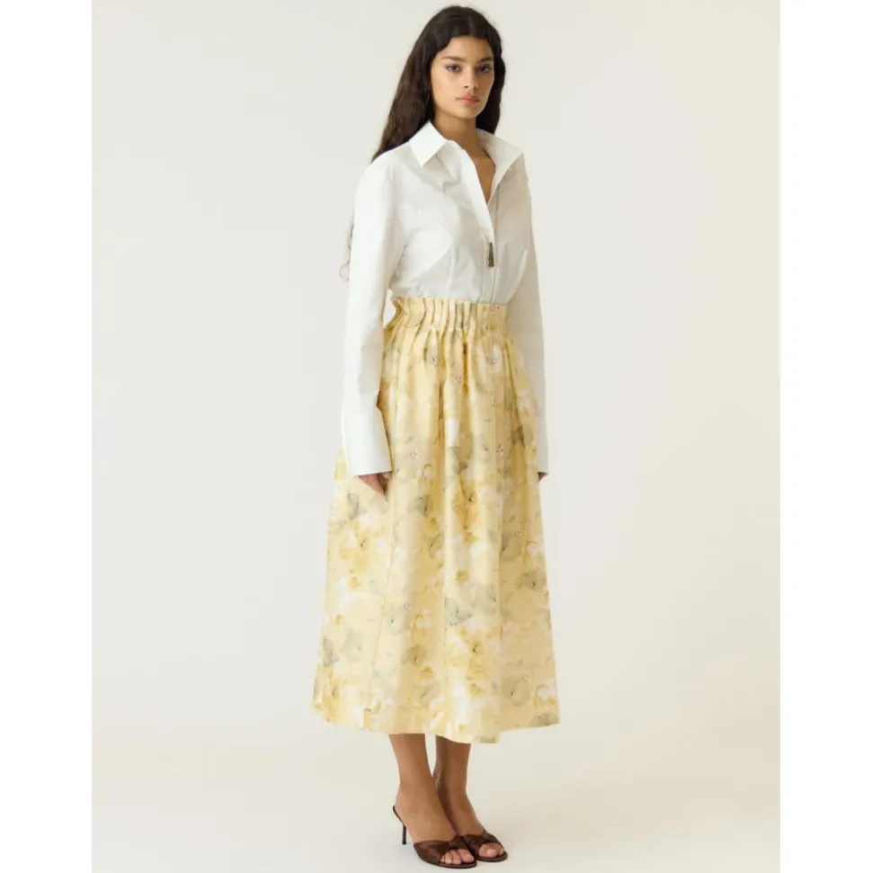 Lemon HW Ankle Skirt
