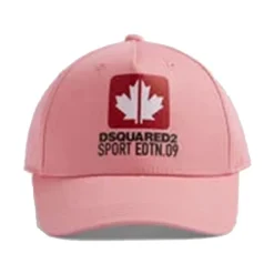 Logo-brodert bomulls caps