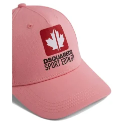 Logo-brodert bomulls caps