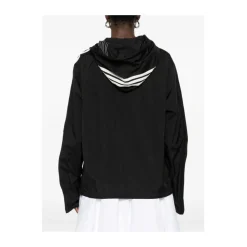 Loose Fit Wired 3-Striped Nylon Track Top