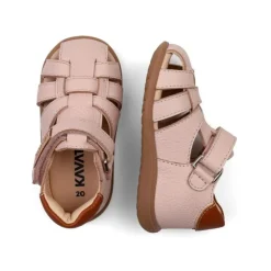 Lyserosa Sandaler med Borrelås
