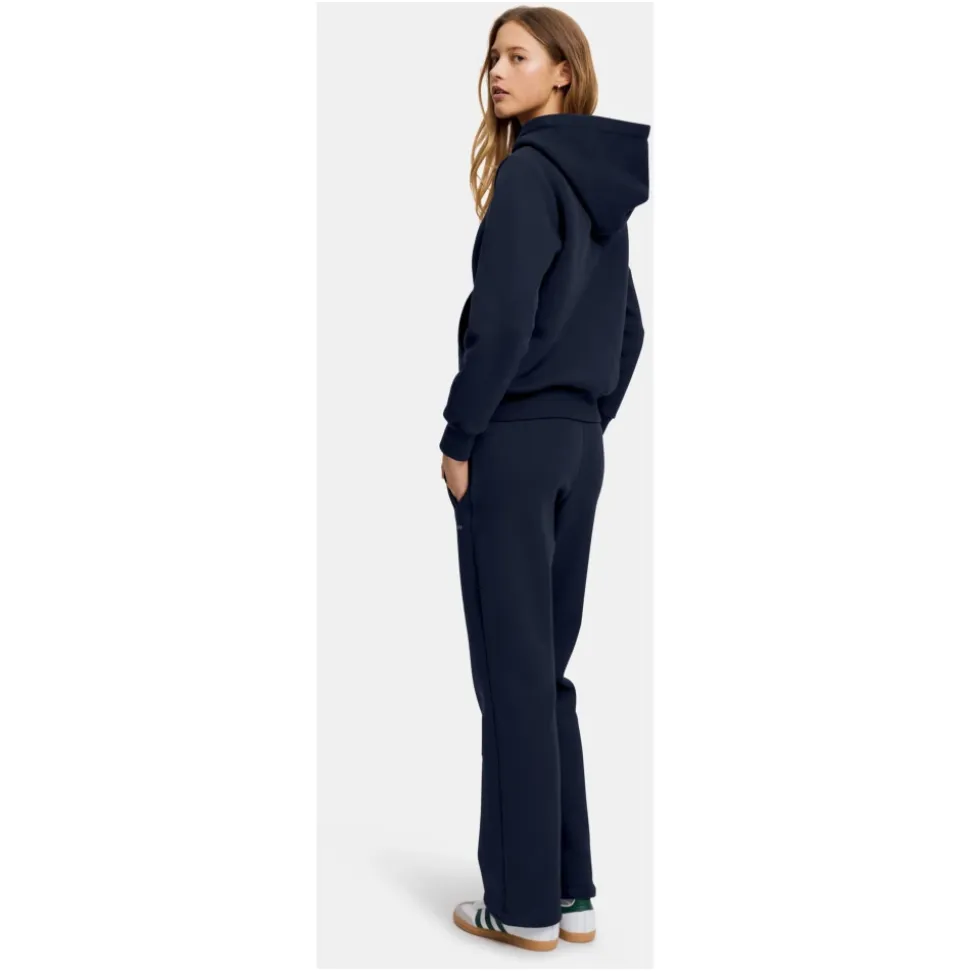 Marineblå Straight Leg Joggers