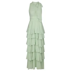 Marli Solid Chiffon Dress