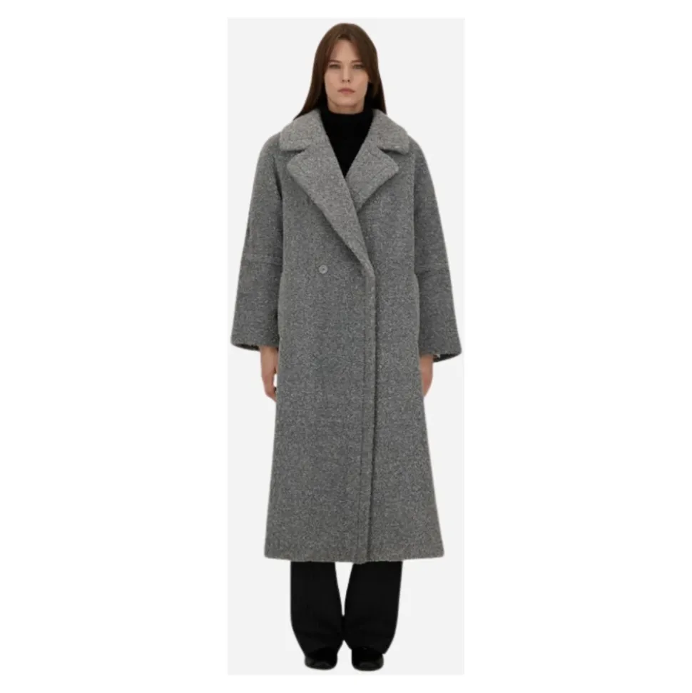 Melange Teddy Coat