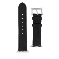 38-41mm Apple Watch-reim i preget monogramlær