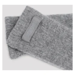 Mørkegrå Alpaca Ull Les Gants Gros Grain Hansker
