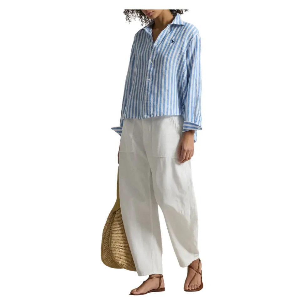 N WD CRP ST-Long Sleeve-Button Front Shirt