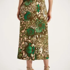 Pencil Skirt i Shot Cotton