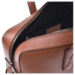Professional bag in tumbled leather